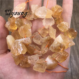 Yellow Quartz Citrine Loose Beads For DIY Jewelry Making