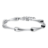 Raylove Water Drop Vintage Thai Silver Bracelet