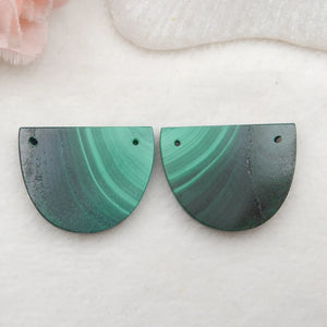 Malachite Earrings Jewelry Accessories Customization