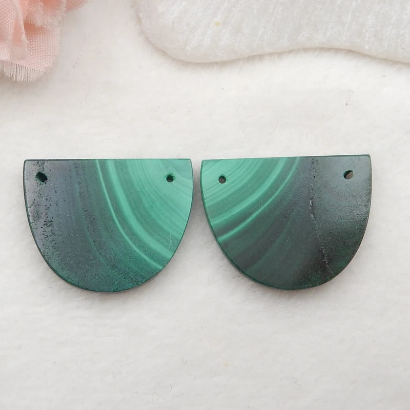Malachite Earrings Jewelry Accessories Customization
