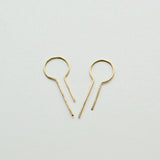 100% 14k Hoop Earrings Filled Boho Orecchini Pendientes Brincos