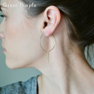 100% 14k Hoop Earrings Filled Boho Orecchini Pendientes Brincos