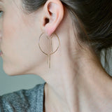 100% 14k Hoop Earrings Filled Boho Orecchini Pendientes Brincos