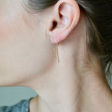 100% 14k Hoop Earrings Filled Boho Orecchini Pendientes Brincos
