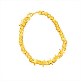 24K Five Star Transfer Bead Bracelet Bangle Women Jewelry