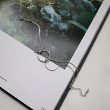 925 Silver Punk Geometric Snake Chain Bracelet for Women