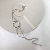925 Silver Punk Geometric Snake Chain Bracelet for Women