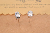 925 Silver Zircon Stud Earrings - Sparkle for Everyday Glam