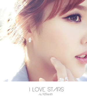 925 Silver Zircon Stud Earrings - Sparkle for Everyday Glam