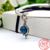 925 Silver Travel Air Plane Car Passport Globe Pav Feather Charm