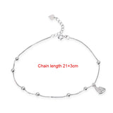 925 Silver Vintage Sailboat Anklet for Women