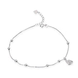 925 Silver Vintage Sailboat Anklet for Women