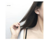 925 Sterling Silver Leaves Pearl Stud Earrings for Women Girls