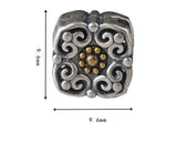 925 Silver Lucky Symbol Beads Sterling Silver Loose Beads Jewelry Findings