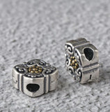 925 Silver Lucky Symbol Beads Sterling Silver Loose Beads Jewelry Findings