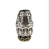 925 Silver Tibetan Buddha Beads Sterling Silver Buddhist Buddha Statue