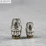 925 Silver Tibetan Buddha Beads Sterling Silver Buddhist Buddha Statue