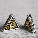 925 Silver Tibetan Lucky Symbol Beads Sterling Silver Loose Beads