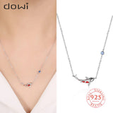 925 Sterling Silver Lucky Charm Animal Pendant Necklace
