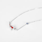 925 Sterling Silver Lucky Charm Animal Pendant Necklace