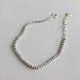 S925 Sterling Silver Beads Chain Link Bracelet for Women Girls