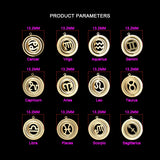 14K Filled Constellations Charm - DIY Jewelry Findings