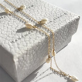14K Filled Natural Pearl Choker Necklace for Women