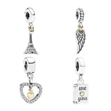 14K Silver 925 Pendants Charms For Bracelets DIY Jewelry Making