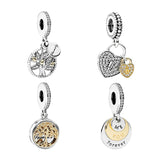 14K Silver 925 Pendants Charms For Bracelets DIY Jewelry Making