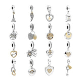 14K Silver 925 Pendants for Jewelry Making DIY Bracelets Women
