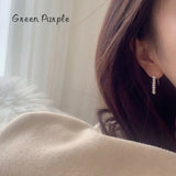 14k Filled Ear Climber Pearl Earrings Ear Cuff Boho Oorbellen
