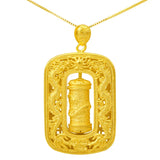 18K Dragon Pendant Chain for Women Men Jewelry