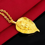18K Necklace Sets for Women Fine Jewelry Lucky Fish Pendant Chain Necklaces