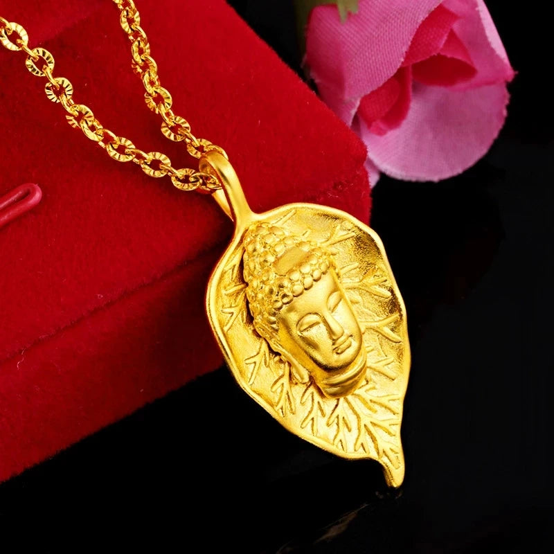 18K Necklace Sets for Women Fine Jewelry Lucky Fish Pendant Chain Necklaces