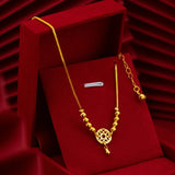 18K Bell Anklet Dream Catcher Bell Beads Chain for Women