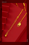 18K Bell Anklet Dream Catcher Bell Beads Chain for Women