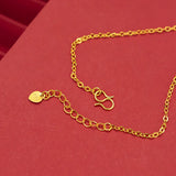 18K Twisted Chain Bracelet Pure Adjustable Hemp Sweet Grass Rope Chain