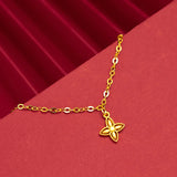 18K Twisted Chain Bracelet Pure Adjustable Hemp Sweet Grass Rope Chain