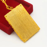 Real 18K Plated Tiger Pendant for Men Father Jewelry