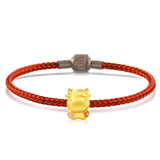 18K Yellow Nano Bracelets for Women Gemstone Fine Jewelry Christmas