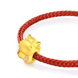 18K Yellow Nano Bracelets for Women Gemstone Fine Jewelry Christmas