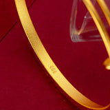 18k Lace Stripe Frosted Bracelet for Women Bride Engagement