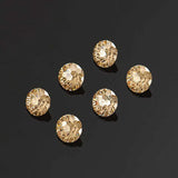 1CT Champagne VVS1 Flower Cut Moissanite Loose Stones