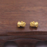 Real 24K 3D Yellow Bead Mini PiXiu Pendant