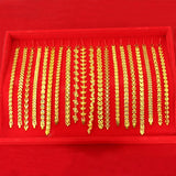 24k Gold Bracelet Female Bangle Chain Live Broadcast Birthday Gift