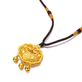 24K Longevity Lock Pendant Necklace for Men Baby Pure 999 Chain Wedding Jewelry