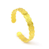 24K Plated Bracelet for Women Female Link Chains Women's Bracelets Bangle