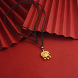 24k Pure Gold Ruyi Lock Pendant Necklace for Women Baby Birthday