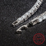 4mm Moissanite Full Diamond Silver Bracelet for Women