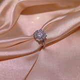 5A Moissanite Pendant Necklace 925 Sterling Silver Wedding Fine Jewelry